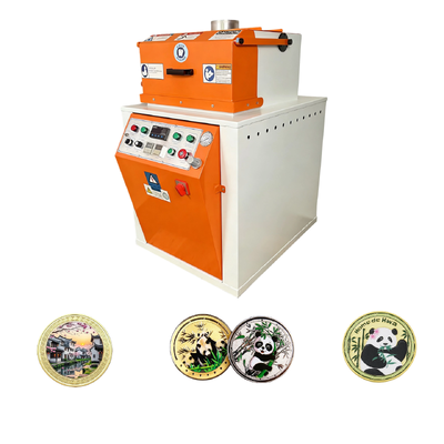 Качество Semi-Automatic Vacuum Centrifugal Casting Equipment for Zinc Alloy Commemorative Coins and Medals Фабрика