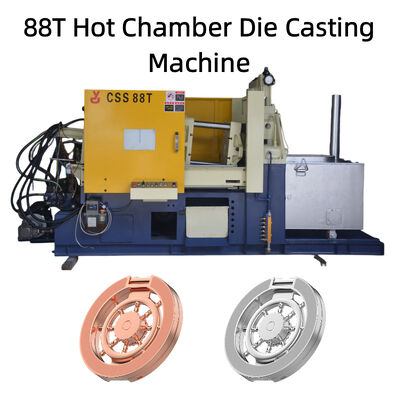 Quality 880kN Hot Chamber Die Casting Machine for Plating-Grade Zinc Alloy Ship Wheel Phone Holder Manufacturing factory